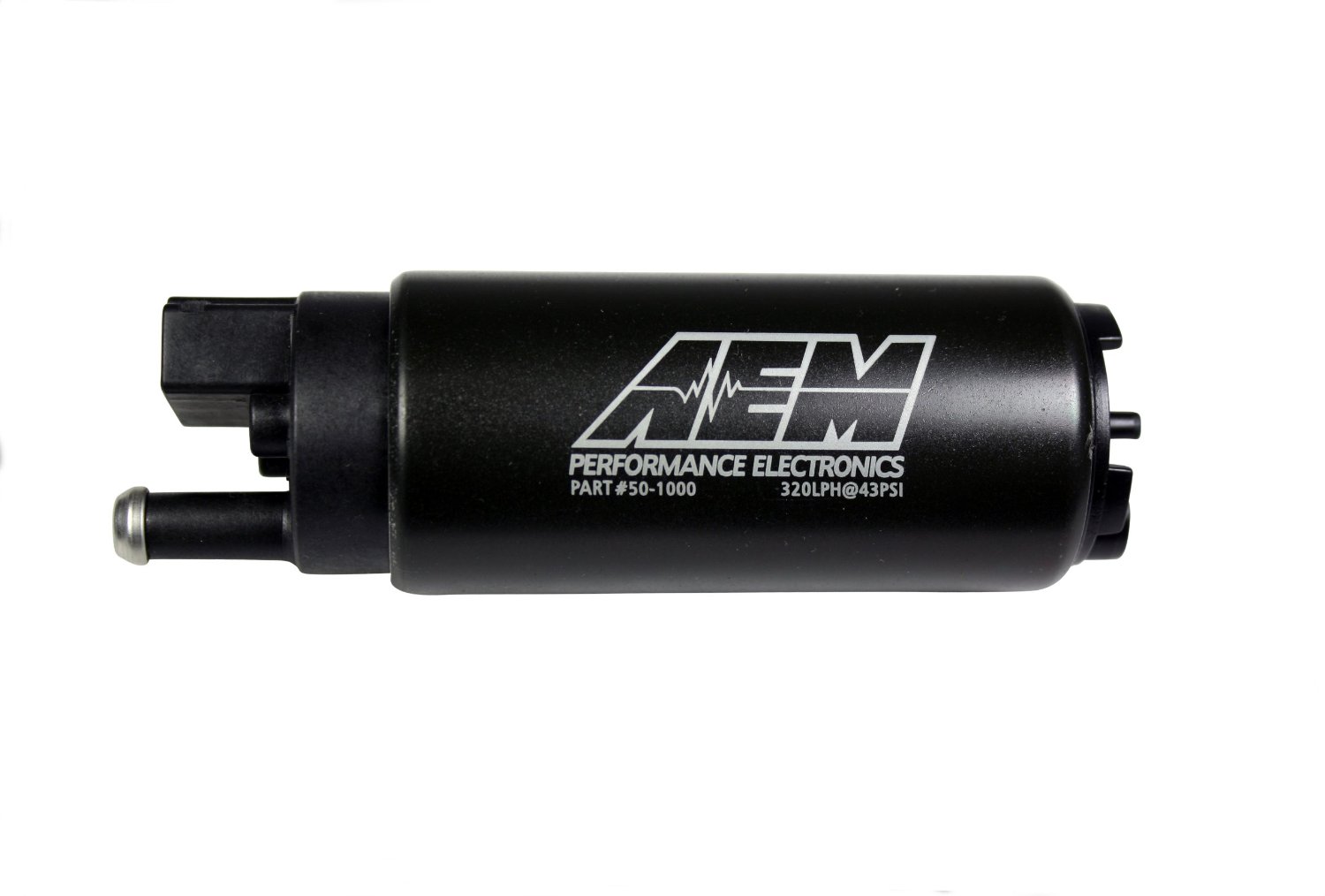 AEM 50-1000 320lph High Flow In-Tank Fuel Pump-Off Inlet/Inline - Click Image to Close