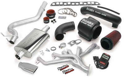 Banks Power 51335-B Single Exhaust Powerpack Sys for 04-06 Jeep