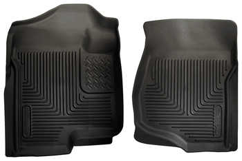 Husky 53101 Front Floor Liners - Black - Click Image to Close