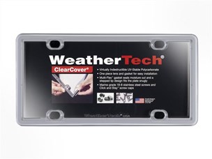 Weathertech 61020 Accessory License Plate Universal Frame Kit - Click Image to Close