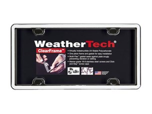 Weathertech 63021 Accessory Clear Universal White Frame Kit - Click Image to Close