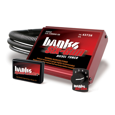 Banks Power 63797 Six-Gun Diesel Tuner w/Switch for 06-07 Dodge - Click Image to Close