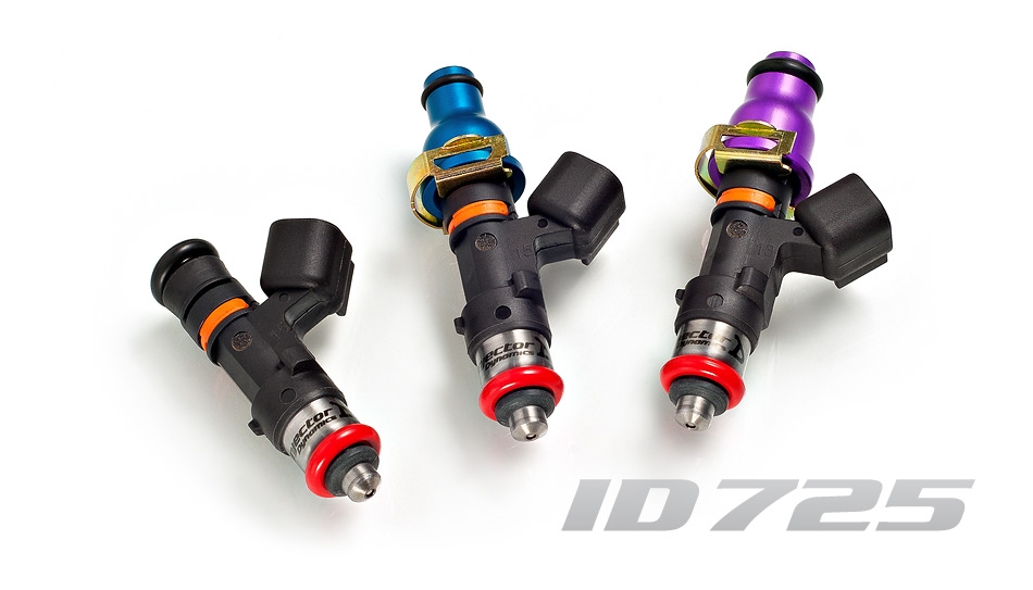 Injector Dynamics ID725 Connector machined top, Denso lower