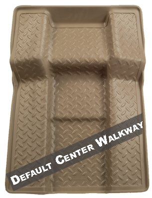 Husky 81423 Walkway Floor Liner - Tan
