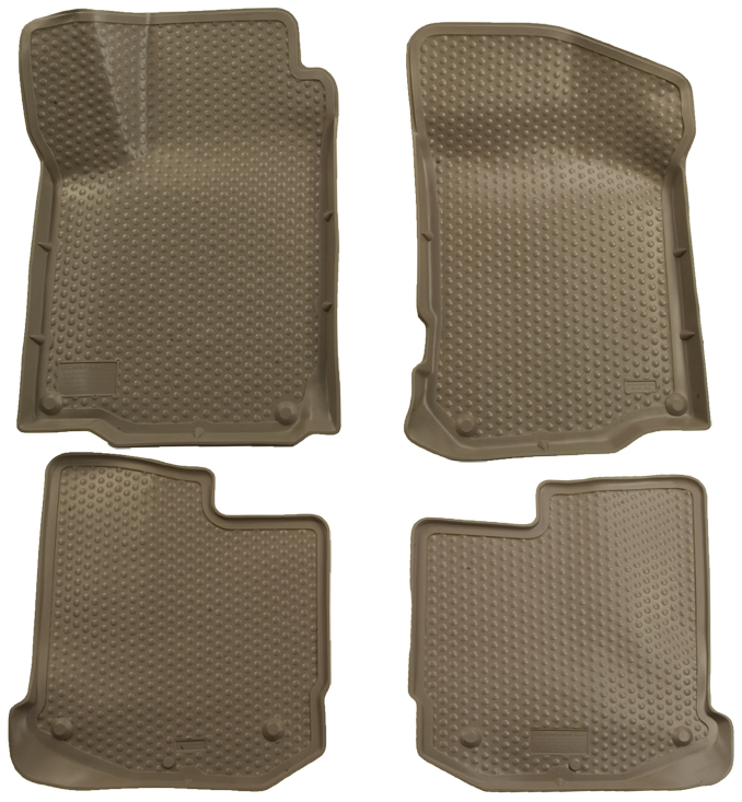 Husky 89313 Front and 2ND Seat Floor Liners - Tan - Click Image to Close