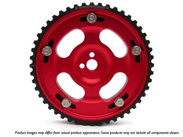 Fidanza 940186 Adjustable Cam Gear for Ford/Mazda 1.8L - Red - Click Image to Close