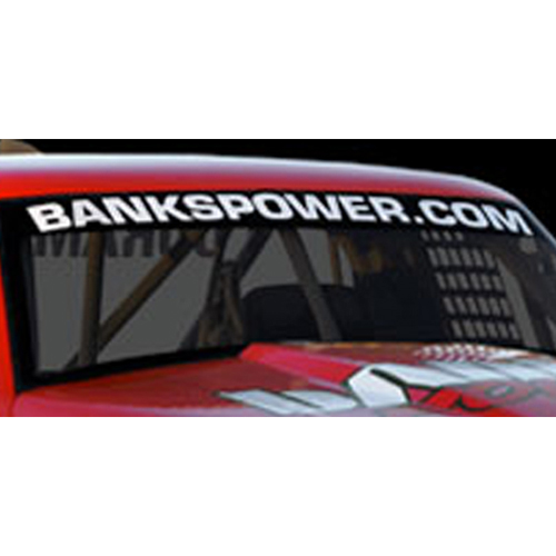 Banks power 97501 Windshield Banner for 1999-2003 Ford F250-F550