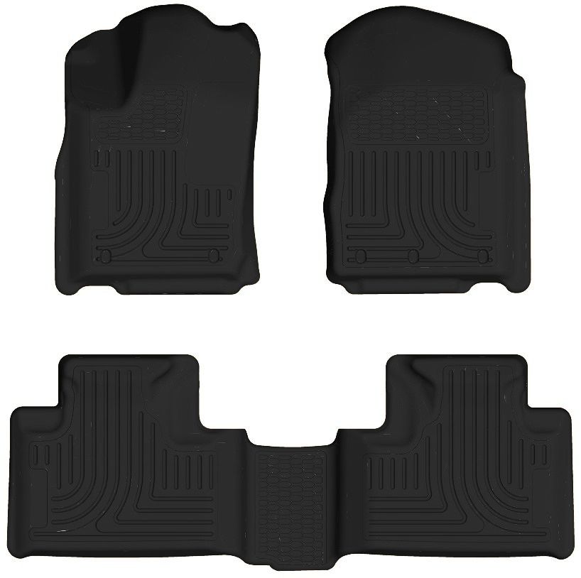 Husky 99051 Front and 2ND Seat Floor Liners - Black - Click Image to Close