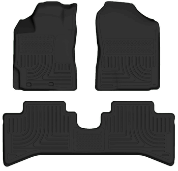 Husky 99501 Front and 2ND Seat Floor Liners - Black