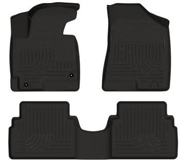 Husky 99811 Front and 2ND Seat Floor Liners - Black