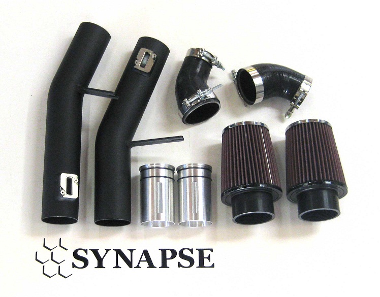 Synapse Nissan GTR R35 Cold Air Intake - Powder Coated Black - Click Image to Close