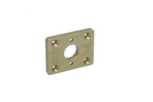 Brake Booster Delete Adapter Plate with Gold