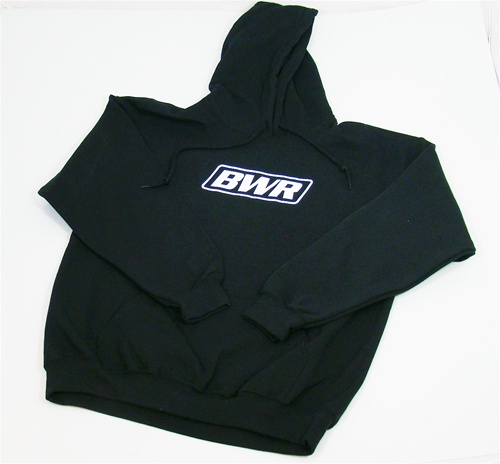 Blackworks Racing Hooded Sweatshirt Large with Black - Click Image to Close
