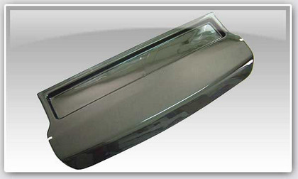 NRG CARB-IL100 Blk. C.F. Interior Deck Lid for 92-95 Civic - Click Image to Close