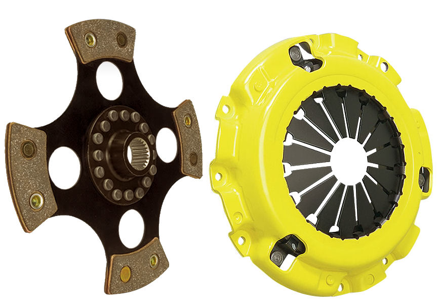 ACT FC2-XTR4 Xtreme Pressure Plate Solid Hub 4 Pad Disc