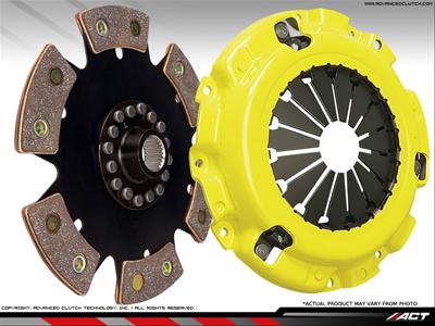 ACT FM7-XTR6 Xtreme Pressure Plate Solid Hub 6 Pad Disc - Click Image to Close