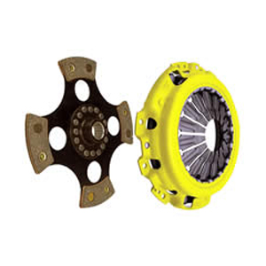 ACT HC8-HDR4 Heavy Duty Pressure Plate Solid Hub 4 Pad Disc
