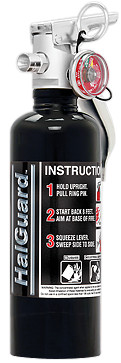 H3R Performance HG100B Black Clean Agent Fire Extinguisher - Click Image to Close