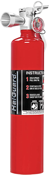 H3R Performance HG250R Red Clean Agent Car Fire Extinguisher - Click Image to Close