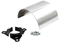 Injen Aluminum Air Filter Heat Shield Universal Fits Black - Click Image to Close