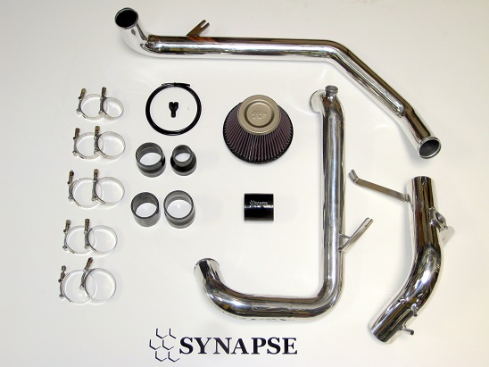 Synapse Engineering Mitsu Evo X IC Pipe Kit - Polished Aluminum
