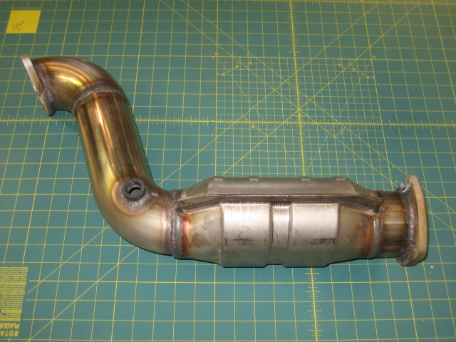 2002-2004 Ford Focus SVT 2.5 Inch High Flow Catalytic Converter - Click Image to Close