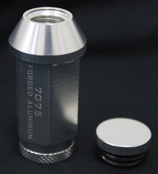 NRG LN-710SL Lug Nut M12 x 1.25 - Silver - Click Image to Close