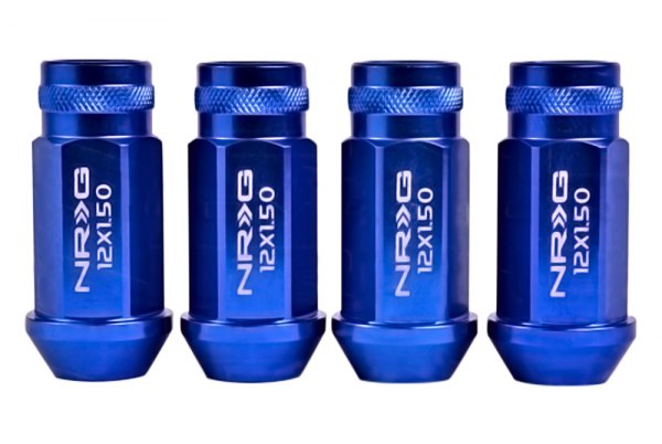 NRG LN-800BL Lug Nut M12 x 1.5 - Blue - Click Image to Close