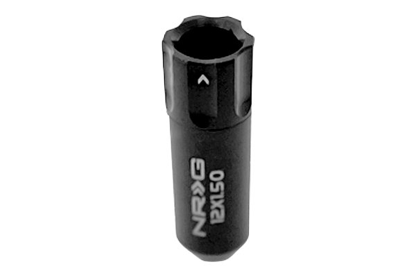 NRG LN-L40BK Extended Lug Nut Lock M12 x 1.5 Set 4PC - Black