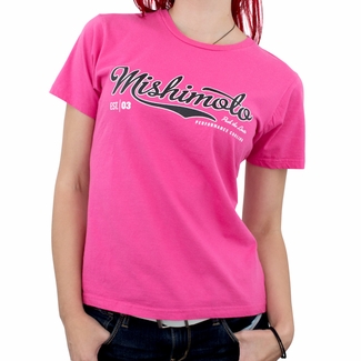 Mishimoto MMAPL-SCRIPT-PK For Women\'s Athletic Script T-Shirt
