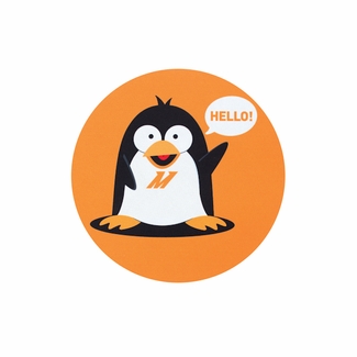 Mishimoto MMPROMO-MPAD-HELLO Chilly The Penguin Mouse Pad - Click Image to Close