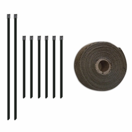 Mishimoto Heat Wrap – Roll with Stainless Locking Tie Set - Click Image to Close