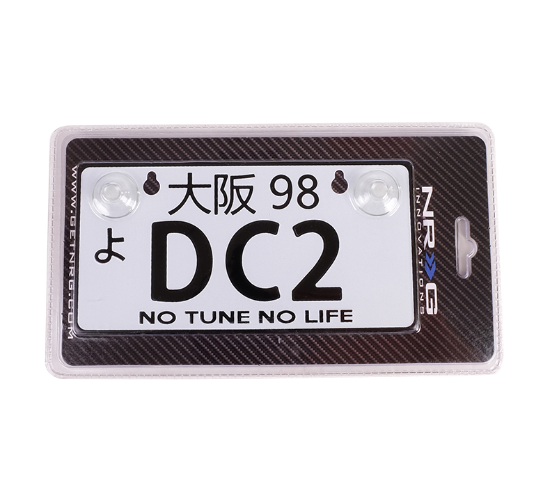 NRG MP-001-DC2 JDM Mini License Plate for DC2