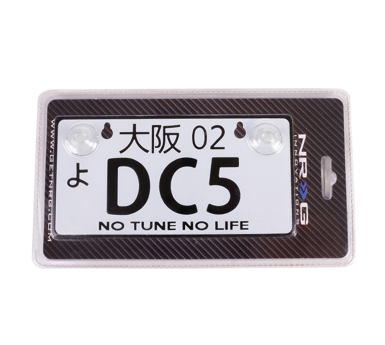 NRG MP-001-DC5 JDM Mini License Plate for DC5 - Click Image to Close