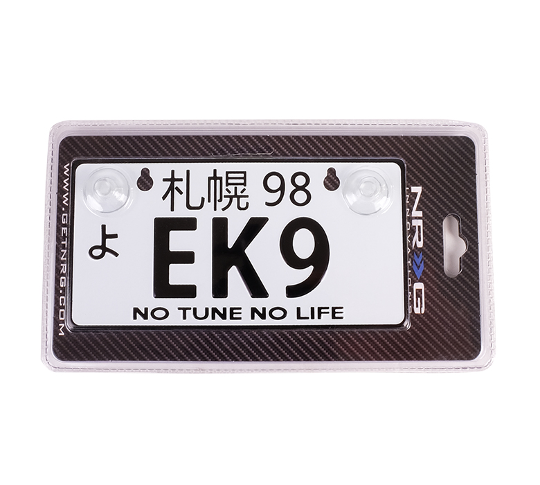 NRG MP-001-EK9 JDM Mini License Plate for EK9 - Click Image to Close
