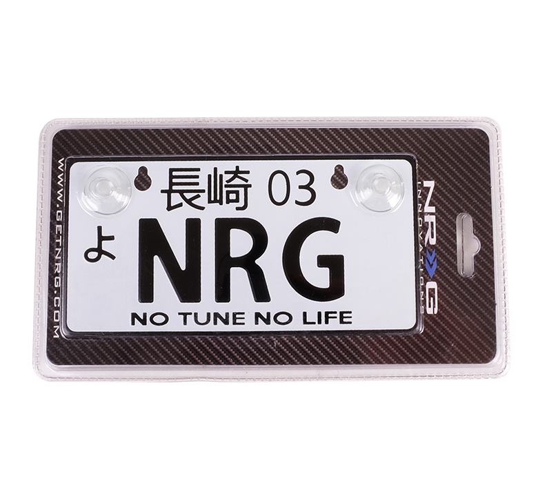 NRG MP-001-NRG JDM Mini License Plate for NRG - Click Image to Close