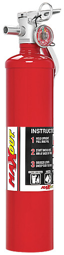 H3R Performance MX250R Red Dry Chemical Fire Extinguisher - Click Image to Close