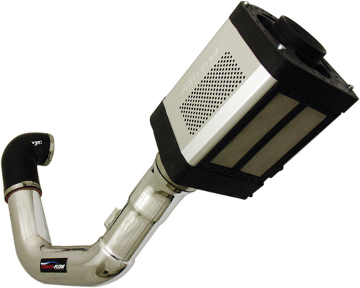 Injen 09-10 Ford Wrinkle Black Power-Flow Air Intake System - Click Image to Close