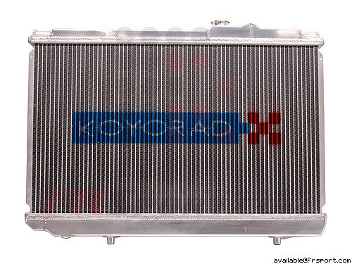 Koyo R0171 53mm Aluminum Racing Radiator for 86-92 Supra - Click Image to Close