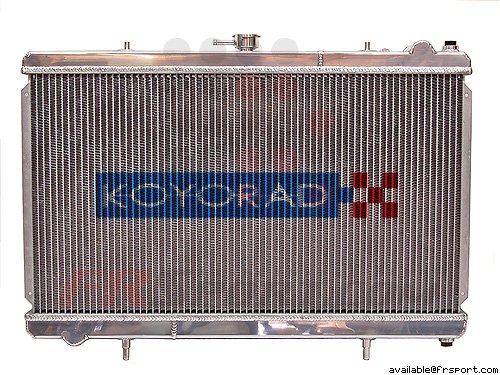 Koyo 53mm N-FLOW Aluminum Racing Radiator for 90-93 Silvia S13 - Click Image to Close