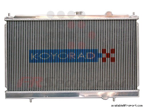 Koyo 53mm Aluminum Racing Radiator for 97-00 Lancer EVO 4 5 6 - Click Image to Close