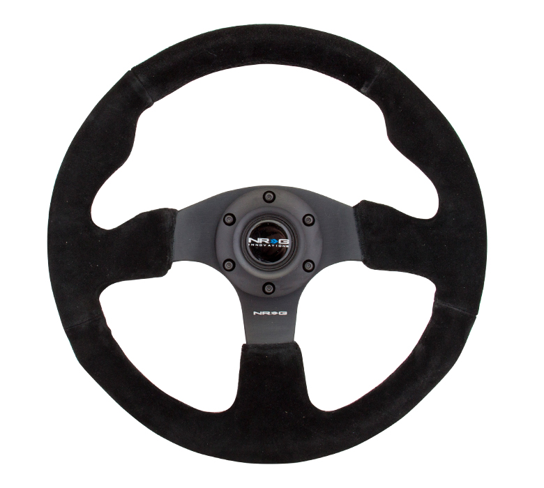 NRG RST-012S Race Style - Suede Steering Wheel - 320mm - Click Image to Close