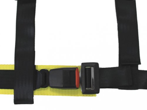 NRG SBH-100 4 Point Safety Harness - Black and Red - Click Image to Close