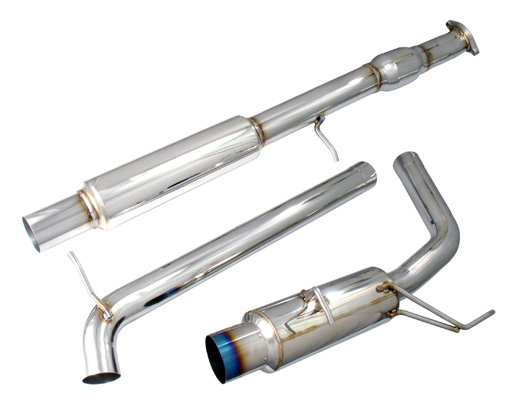 Injen 06-09 Eclipse 3.8L V6 Cat-back Exhaust with Titanium tip - Click Image to Close