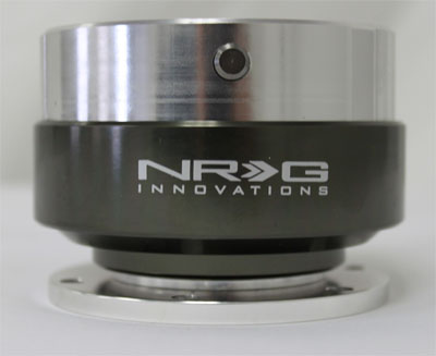 NRG SRK-100BC Quick Release Kit - Silver/Black Chrome