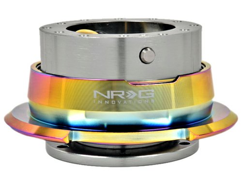 NRG SRK-280GM-MC Quick Release - Gun Metal Body/Neo-Chrome Ring - Click Image to Close