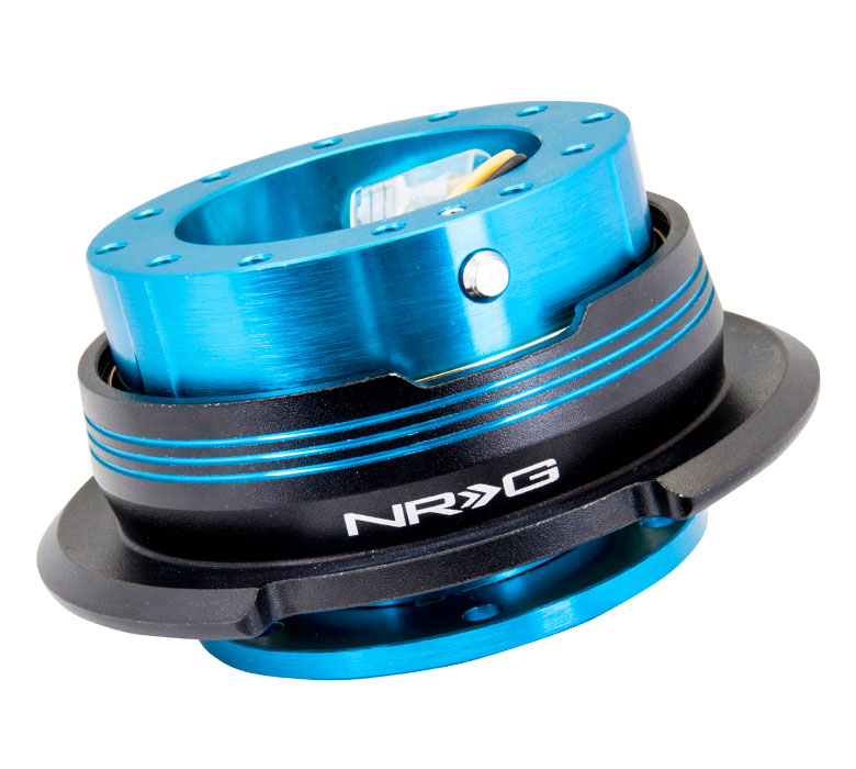 NRG SRK-290NB-BK/BL Quick Release Kit - New Blue Body/Black Ring