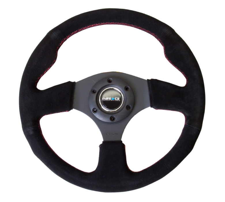 NRG ST-012S Sport Suede Steering Wheel Race 320mm