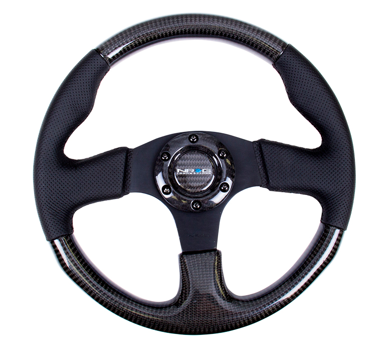 NRG ST-310CFBS Carbon Fiber Steering Wheel - 315mm - Click Image to Close