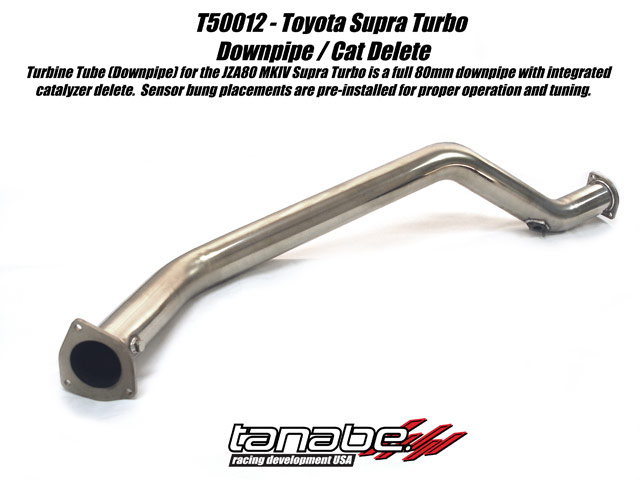 Tanabe Turbine Tube Downpipe for 93-98 Toyota Supra - Click Image to Close